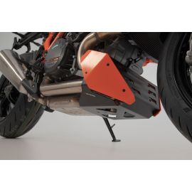 Sabot moteur SW Motech en noir/orange pour KTM 1290 Super Duke R 20-21