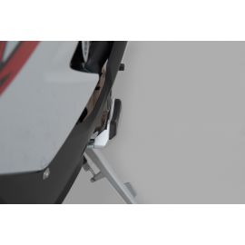 Tapa protectora del motor SW Motech en negro/acero inox. para BMW S1000RR 19-21