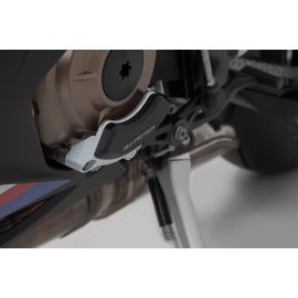 Protector de tapa de motor del SW Motech Negro/plateado para BMW S1000RR 19-21