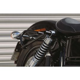 Alforjas SW Motech Legend Gear LC Black Edition + Soportes para Harley Davidson Dyna Wide Glide 09-17