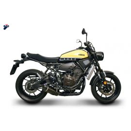 Escape completo homologado Termignoni Relevance Black Edition en carbono para Yamaha XSR 700/Tracer 700 16-20|MT-07 14-20