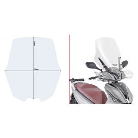 Bulle Givi incolore pour KYMCO PEOPLE / S 150 20-23 | PEOPLE / S 125 20-23 | PEOPLE / S 200 20-23