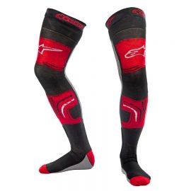 Calcetines Alpinestars Knee Brace Socks Rojo/Negro/Gris