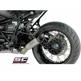Escape no homologado SC-Project S1 en titanio para BMW R NINE T 14-16