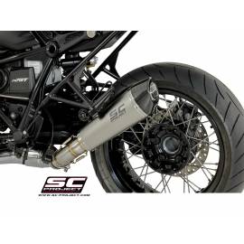 Escape homologado SC-Project Conic en titanio para BMW R NINE T 14-16