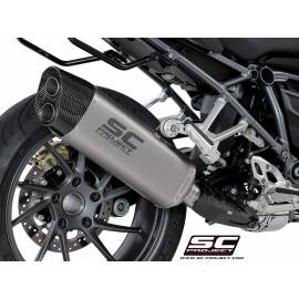 Escape homologado SC-Project Adventure en titanio para BMW R 1200 R RS 17-18