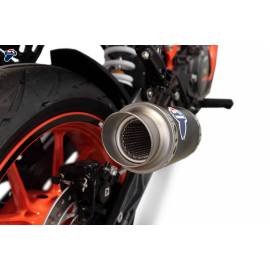Pot d'échappement non-homologué Termignoni GP Classic en carbone pour KTM DUKE 390 2019