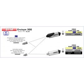 Conector Arrow no homologado para SYM Cruisym 300 17-20