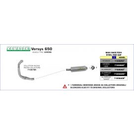 Collecteurs Arrow non homologué en acier inoxidable pour Kawasaki ER-6N/F 05-11|Versys 650 07-14