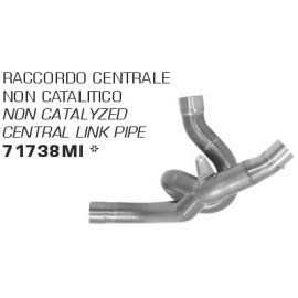 Connecteur Arrow non homologué en acier inoxidable pour Ducati Multistrada 950 19-20
