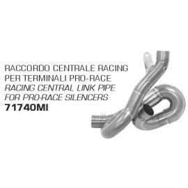 Connecteur Arrow non homologué en acier inoxidable pour Ducati Diavel 1260 S 19-20
