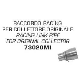 Connecteur Arrow non homologué en acier inoxidable pour Peugeot Metropolis 400 17-21