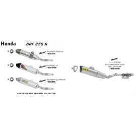 Escape Arrow Off-Road Thunder no homologado en aluminio para Honda crf 250 r 11 13