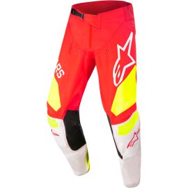 Pantalones Alpinestars Techstar Factory rojo/amarillo/blanco