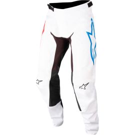 Pantalones Alpinestars Racer Squad blanco/negro/azul/rojo