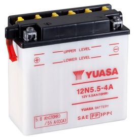 Batería Yuasa 12N5.5-4A sin pack de ácido