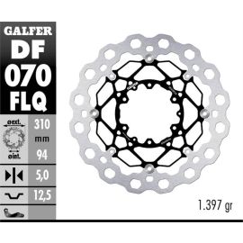 Disco de freno flotante Galfer Cubiq FLQ DF070FLQ