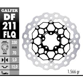 Disco de freno flotante Galfer Cubiq FLQ DF211FLQ