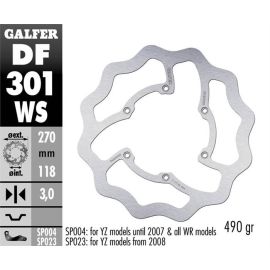 Disco de freno sobredimensionado Galfer Wave WS DF301WS