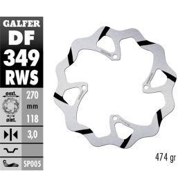 Disque de frein surdimensionné Galfer Wave RWS DF349RWS