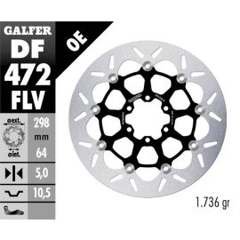 Disque de frein flottant circulaire Galfer FLV DF472FLV