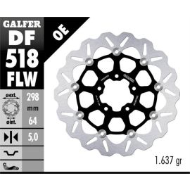 Disco de freno flotante Galfer Wave FLW DF518FLW