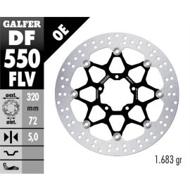 Disco de freno flotante Galfer circular FLV DF550FLV