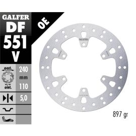 Disco de freno Galfer circular V DF551V