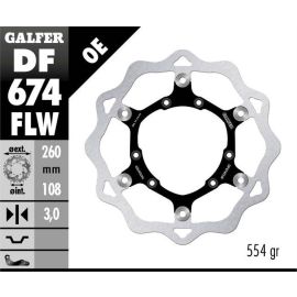 Disco de freno flotante Galfer Wave FLW DF674FLW