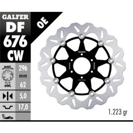 Disco de freno flotante Galfer Wave CW DF676CW