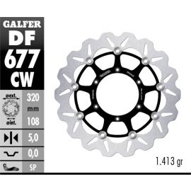 Disco de freno flotante Galfer Wave CW DF677CW