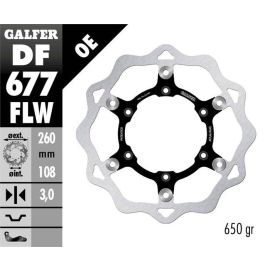 Disco de freno flotante Galfer Wave FLW DF677FLW