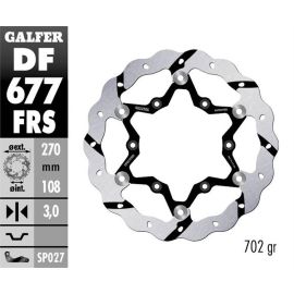 Disco de freno flotante sobredimensionado Galfer Wave FRS DF677FRS