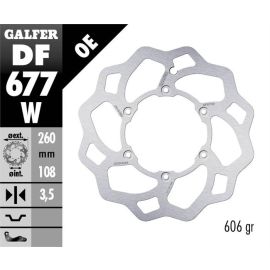 Disco de freno Galfer Wave W DF677W