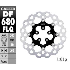 Disco de freno flotante Galfer Cubiq FLQ DF680FLQ