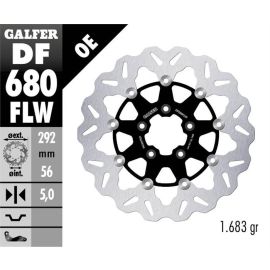 Disque de frein Galfer flottant Wave FLW DF680FLW