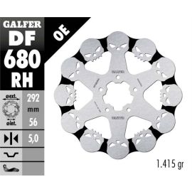 Disco de freno Galfer Wave RH de calavera DF680RH