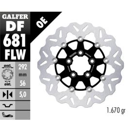 Disco de freno flotante Galfer Wave FLW DF681FLW