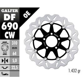 Disco de freno flotante Galfer Wave CW DF690CW