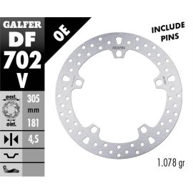Disco de freno Galfer circular V DF702V