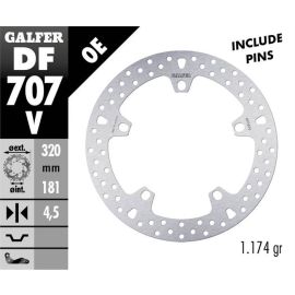 Disque de frein circulaire Galfer V DF707V