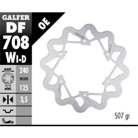 Disco de freno derecho Galfer Wave W DF708WD