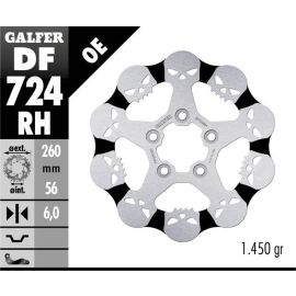 Disco de freno Galfer Wave RH de calavera DF724RH