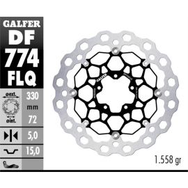 Disco de freno flotante Galfer Cubiq FLQ DF774FLQ