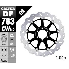 Disco de freno derecho flotante Galfer Wave CW DF783CWD