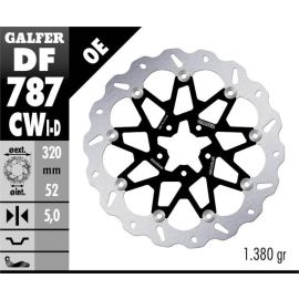 Disco de freno derecho flotante Galfer Wave CW DF787CWD