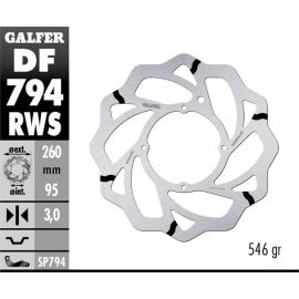 Disco de freno sobredimensionado Galfer Wave RWS DF794RWS