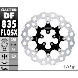Disco de freno flotante Galfer Cubiq FLQ DF835FLQSX
