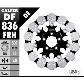 Disco de freno flotante Galfer Wave FRH de calavera DF836FRH
