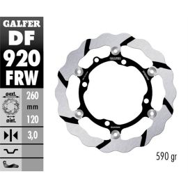Disco de freno flotante sobredimensionado Galfer Wave FRW DF920FRW
